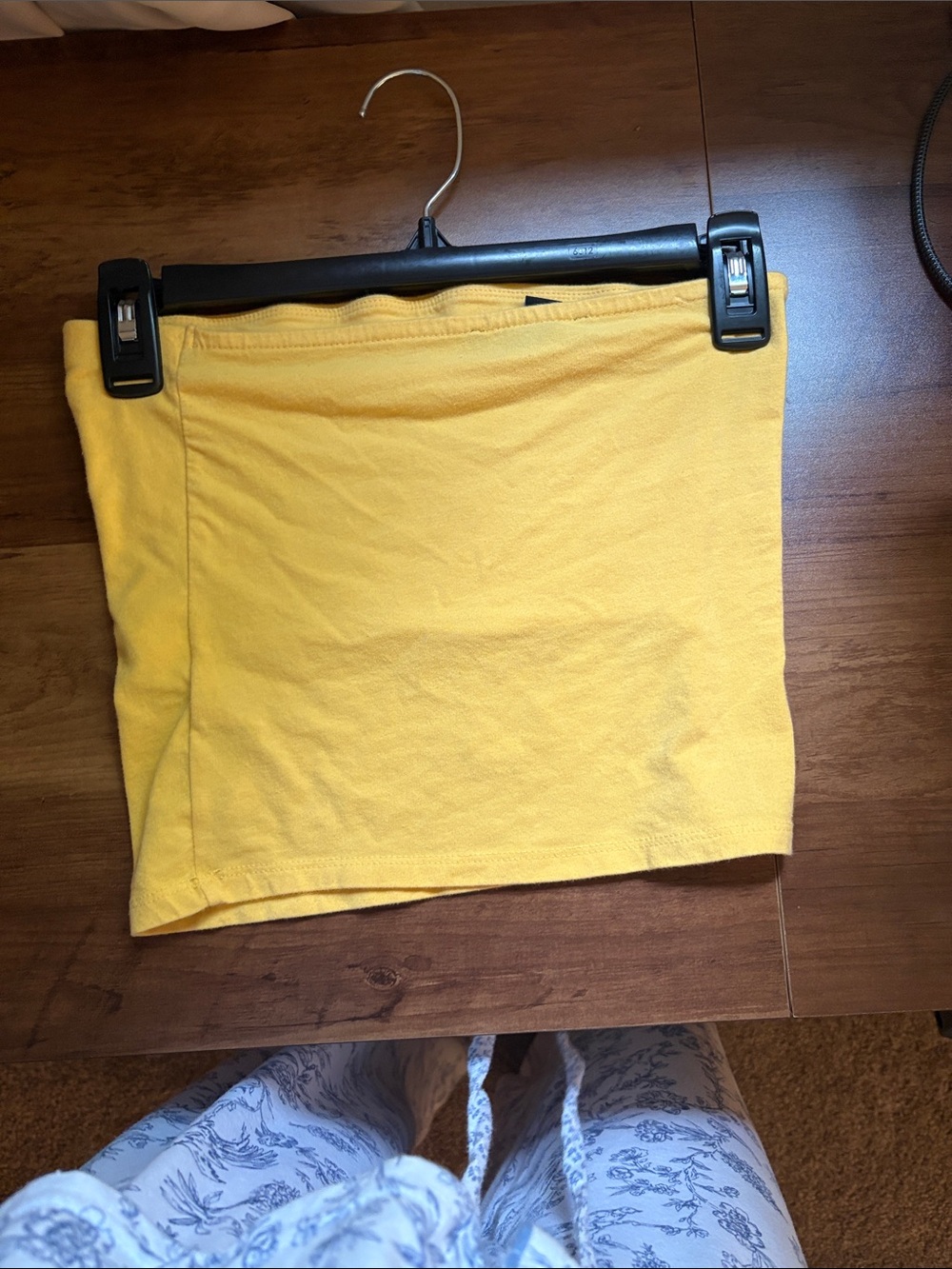 Forever 21 Bright Yellow Tube Mini Skirt